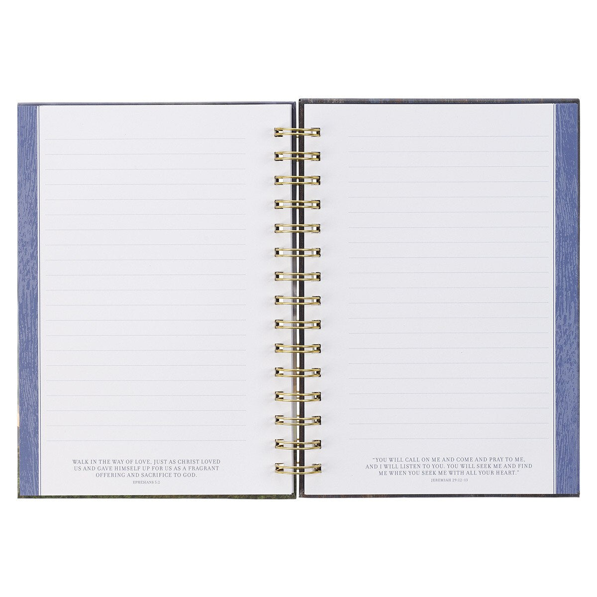 CAG JLW194 JOURNAL SPIRAL-BOUND BLUE BE STRONG IN THE LORD EPH. 6:10