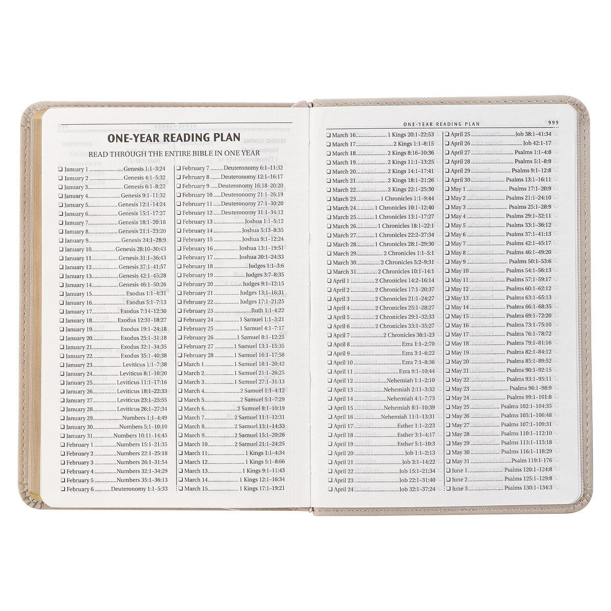 CAG KJV246 KJV BIBLE COMPACT FAUX LEATHER, TAUPE