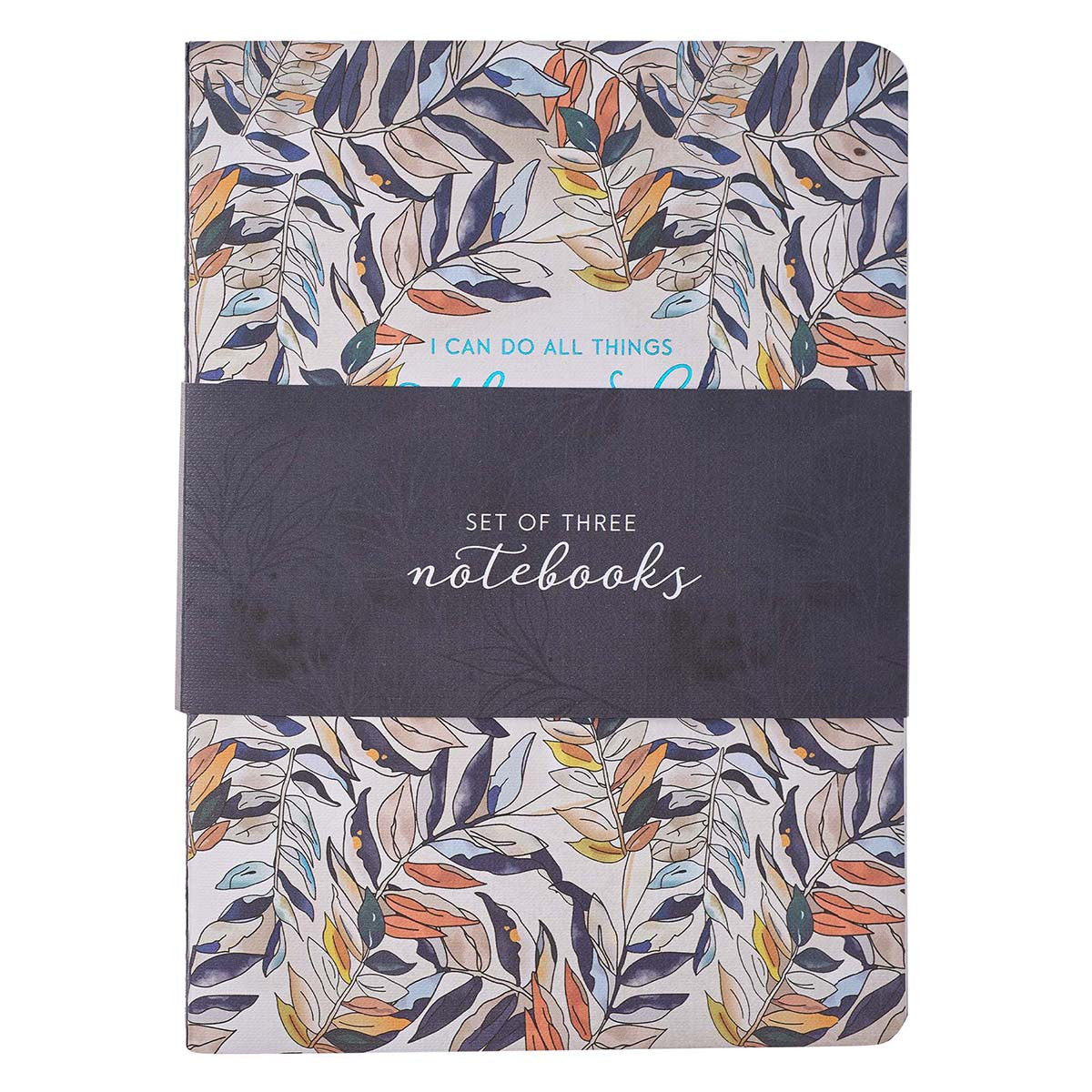 CAG NBS040 SET OF 3 NOTEBOOKS LG THROUGH CHRIST