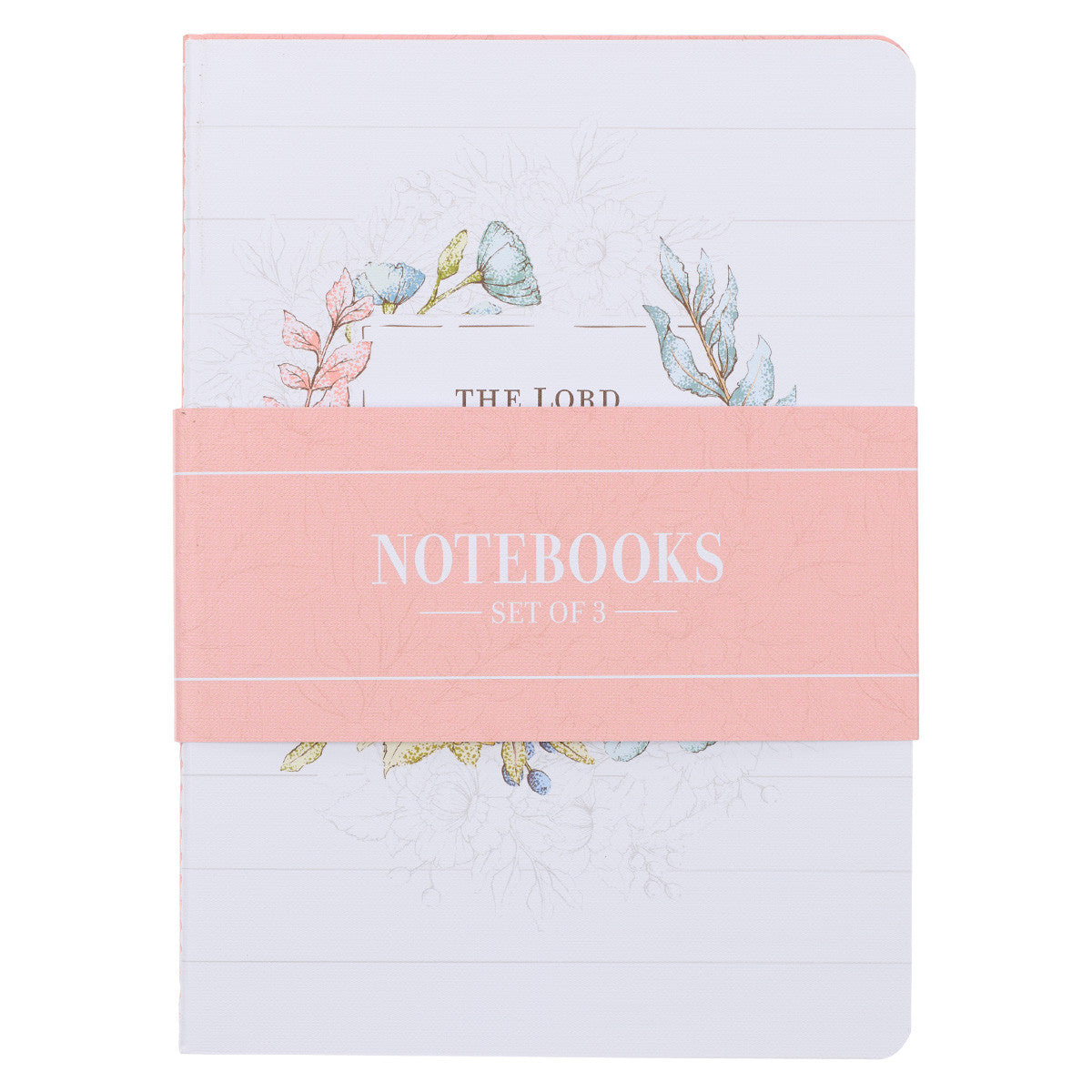 CAG NBS057 SET OF 3 NOTEBOOKS LG THE LORD DELIGHTS