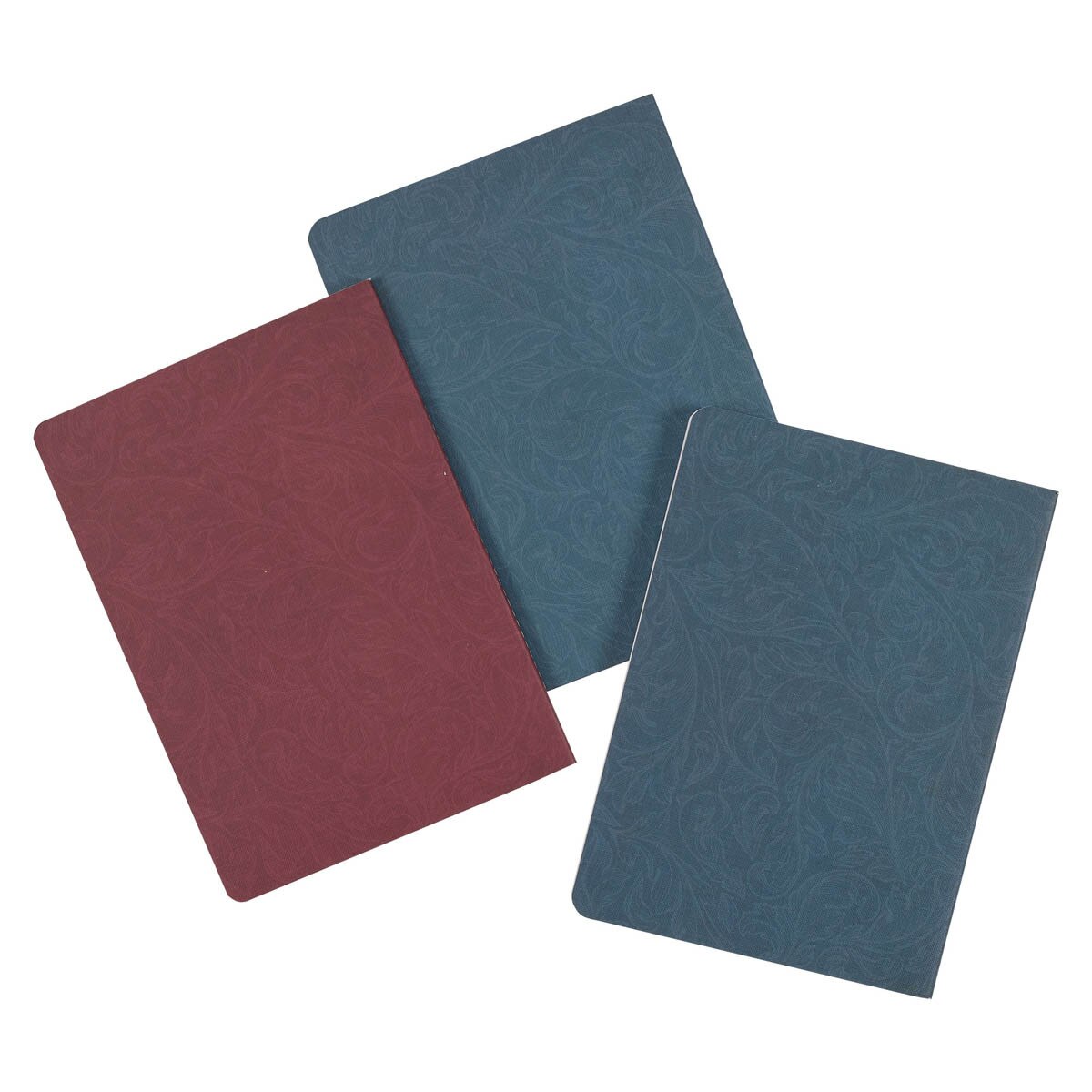 CAG NBS067 NOTEBOOK SET 3PC CREAM/RED PROV. 3:5, RED/BLUE, CREAM/BLUE ISA. 40:31
