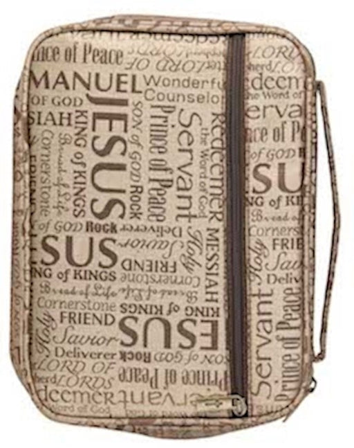 DIC 23644XL BIBLE COVER BROWN NAMES OF JESUS