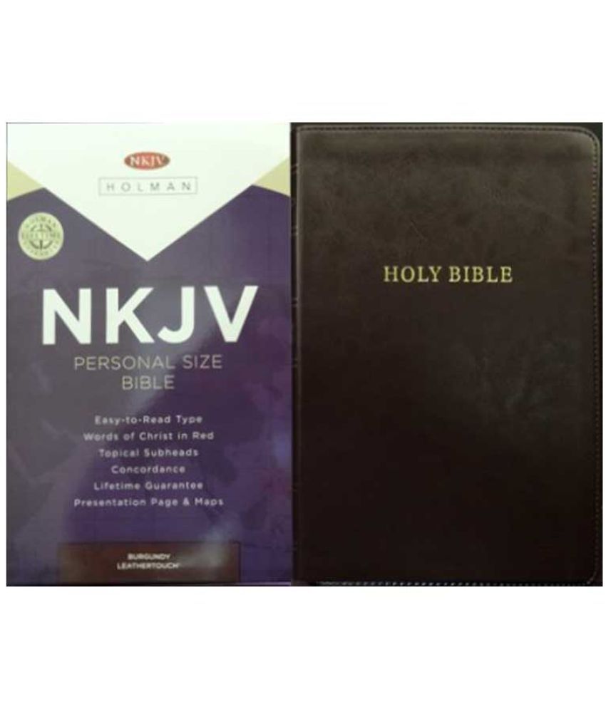 NKJV HOL PERSONAL SIZE BI RLE LT INTL ED BURGUNDY