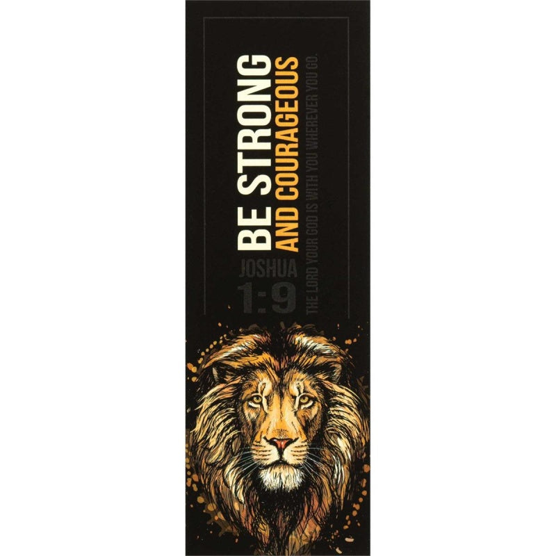 DIC BKM-3187 BOOKMARK SET LION BE STRONG AND
