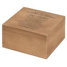 DIC WOODBOX-101 KEEPSAKEBOX LORDS PRAYER