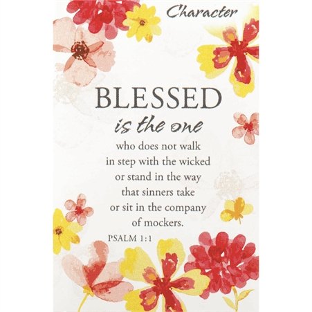 DIC IBB-81 BKM IBB CHARACTER PSALM 1:1 2X3