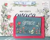 CAG GBA301 GIFT BAG LARGE GODS GRACE BLUE FLORAL