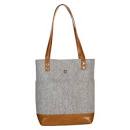 CAG TOT144 FASHION TOTE SILVER HEART TOFFEE