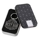 CAG KMO113 KEY RING IN TIN WORLDS BEST DAD