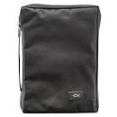 CAG BBL85 BIBLE COVER POLYESTER LARGE BLACK W FISH