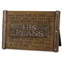 LCP 40185 PLAQUE RESIN BLESSINGS HIS PLANS