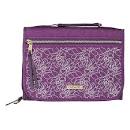 CAG BBL678 ORGANIZER BIBLE COVER POLY 3FOLD PURPLE GRACE LARGE