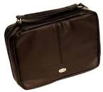 CAG BBM457 BIBLE COVER LUXL MEDIUM TWO FOLD ORGANIZER BROWN