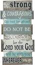 DIC PLQWMDF-2 WALL PLAQUE BE STRONG