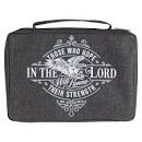 CAG BBL 734 BIBLE COVER VALUE CHARCOAL HOPE IN THE