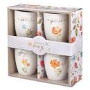 CAG MUGS20 MUG SET 4PC GRATEFUL FLORAL