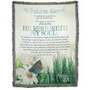 FAB 3094 COTTON THROW PSALM 23 52X68