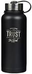 CAG FLS068 WATER BOTTLE SS BLACK TRUST IN THE LORD