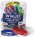 DIC N-963B SILICONE BRACELET WWJD