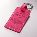 CAG KLL007 KEYRING PINK WITH GOD ALL THINGS