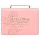 CAG BBM764 FASHION BIBLE COVER FAUXL IRIS PINK FOR