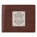 CAG WT137 WALLET LEATHER BROWN BLESSED IS THE MAN BADGE JER. 17:7
