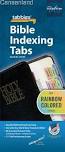DIC BA-43 BIBLE INDEX TABS RAINBOW COLORED
