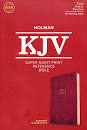 KJV HOL SUPER GIANT PRT REF BI LT BURGUNDY