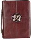 CAG BBM728 BIBLE COVER FAUXL PLANS TO GIVE YOU HOP