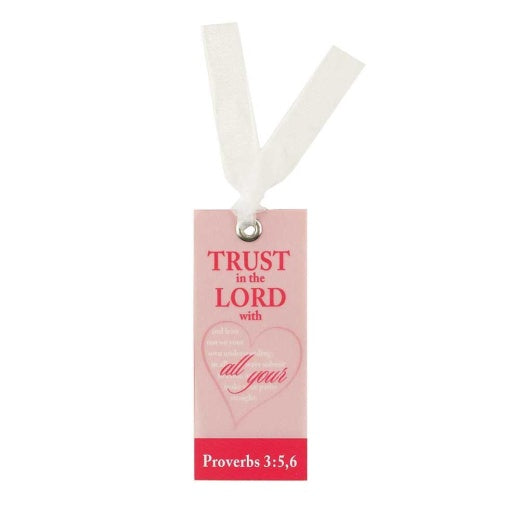 DIC BKMVL-117 BOOKMARK VELLUM TRUST IN THE LORD