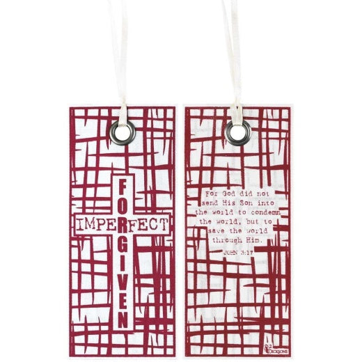 DIC BKMFR-5004 BOOKMARK FABRIC IMPERFECT FORGIVEN