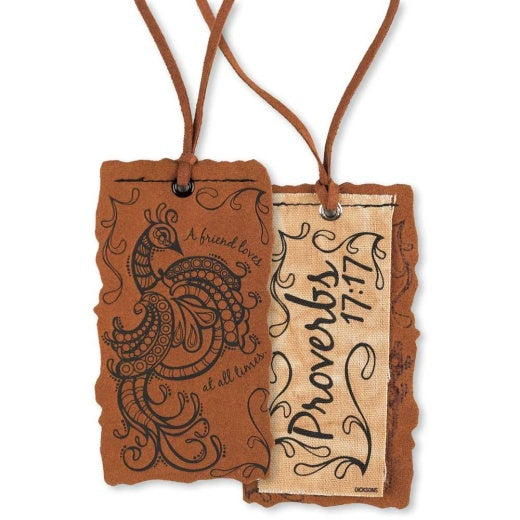 DIC BKMS-1009 LEATHER BOOKMARK A FRIEND LOVES