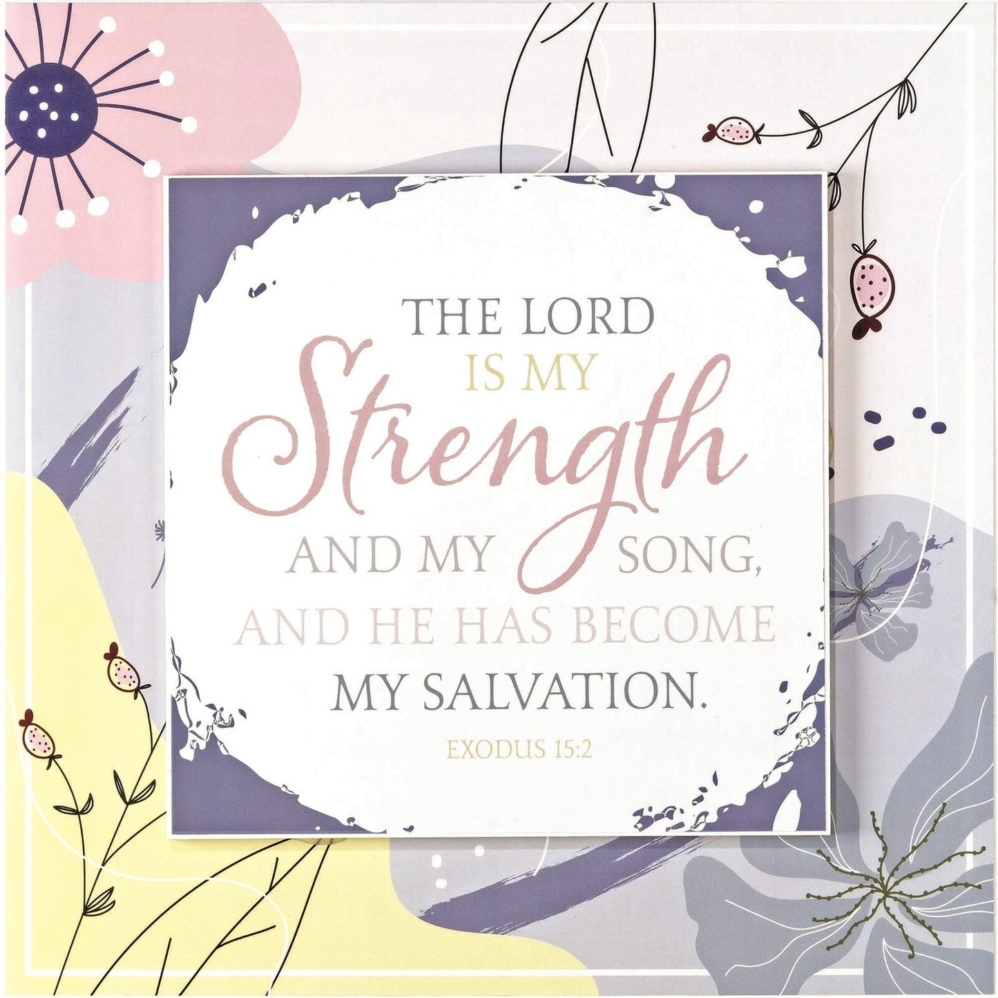 DIC SPLK1212-322 PLQ STACK THE LORD IS MY