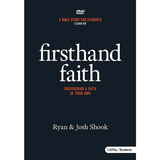 FIRSTHAND FAITH BI STUDY FOR STUDENTS DVD LDR KIT