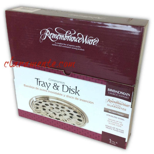COMMUNION SS SILVER TRAY AND DISC