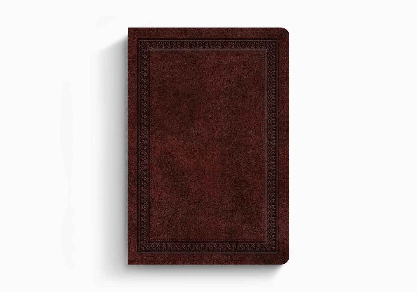 ESV LARGE PRINT COMPACT BI TT MAHOGANY
