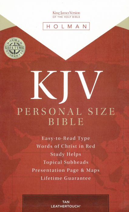 KJV HOL PERSONAL SIZE BI RLE LT INTL ED TAN