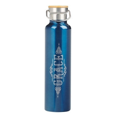CAG FLS054 WATER BOTTLE SS DW BLUE GRACE