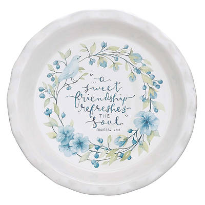 CAG PPL011 PIE PLATE SWEET FRIENDSHIP