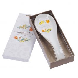 CAG SPR008 SPOON REST GRATEFUL FLORAL
