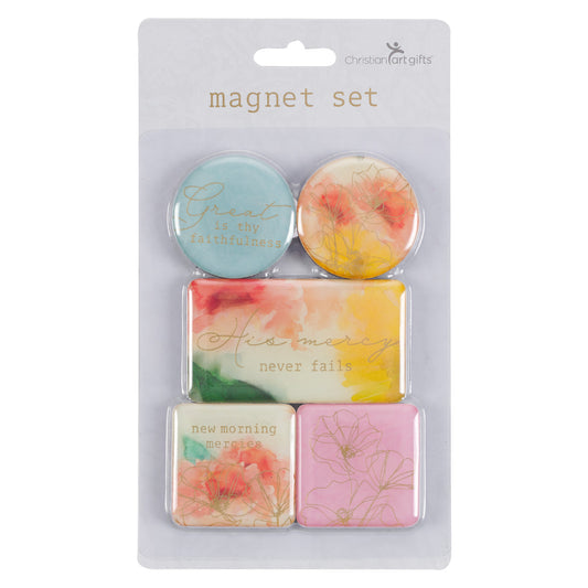CAG MGS063 MAGNET SET WATERCOLOR & FLORALS