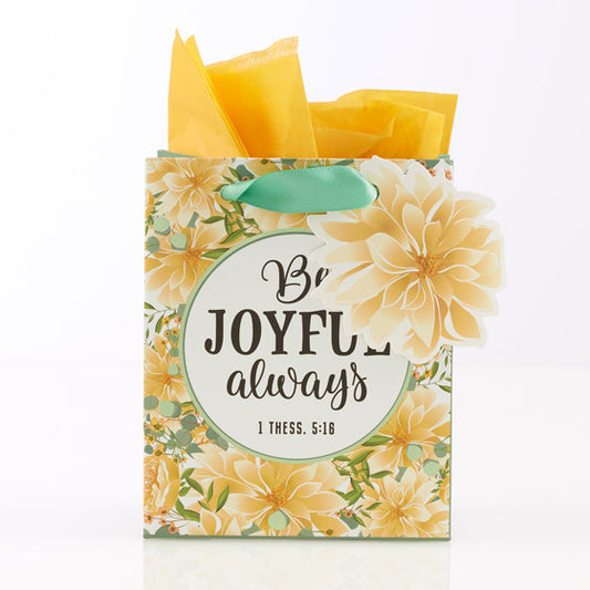 CAG GBA226 GIFT BAG XSM BE JOYFUL ALWAYS