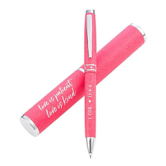 CAG PEN288 STYLISH PEN & CASE GIFT SET DKPINK