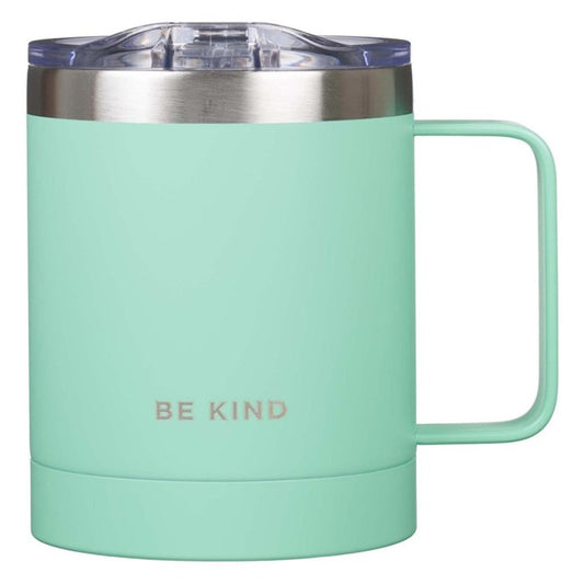 CAG SMUG206 SSTEEL MUG CAMP STYLE TEAL BE KIND