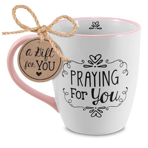 LCP 18361 MUG WHITE PRAYING FOR YOU