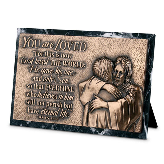 LCP 20701 MOF PLAQUE SCULPTURE LOVED