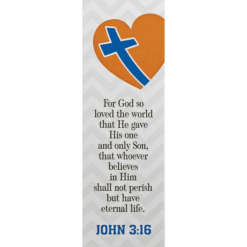 DIC BKM-3186 BOOKMARK SET JOHN 3:16
