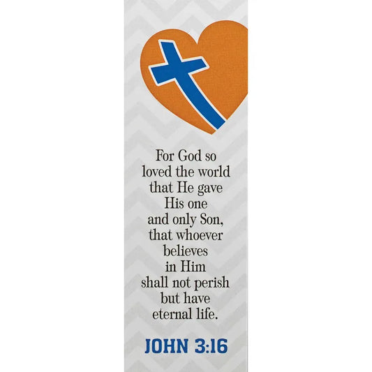 DIC BKM-3186 BOOKMARK SET JOHN 3:16