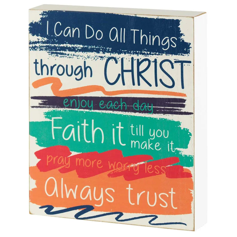 DIC TPLK810-78 TT PLAQUE I CAN DO ALL THINGS