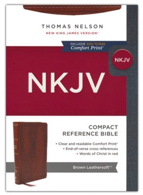 NKJV TN EOV REF BI COMPACT SZ LARGE PRT FL BROWN